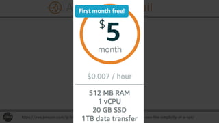 Amazon Lightsail
https://aws.amazon.com/jp/blogs/news/amazon-lightsail-the-power-of-aws-the-simplicity-of-a-vps/
 