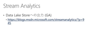 https://blogs.msdn.microsoft.com/streamanalytics/?p=9
45
 