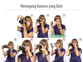 Memegang Kamera yang Baik
 