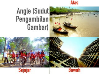 Angle (Sudut
Pengambilan
Gambar)
Atas
BawahSejajar
 