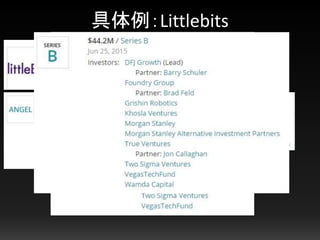 Littlebits 4年ほど研究生が大企業へ
 