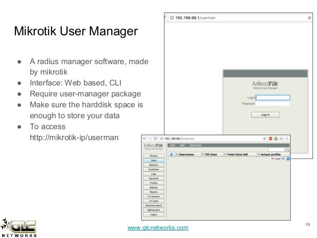 integration dma radius manager mikrotik