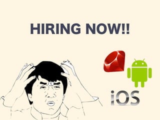 HIRING NOW!!
 