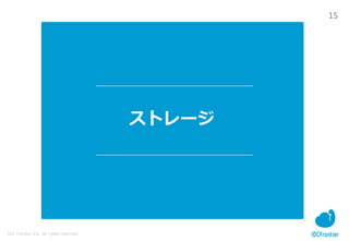 15
IDC Frontier Inc. All rights reserved.
ストレージ
 