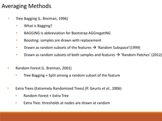 Comparison Study of Decision Tree Ensembles for Regression | PPTX