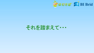 それを踏まえて・・・
 