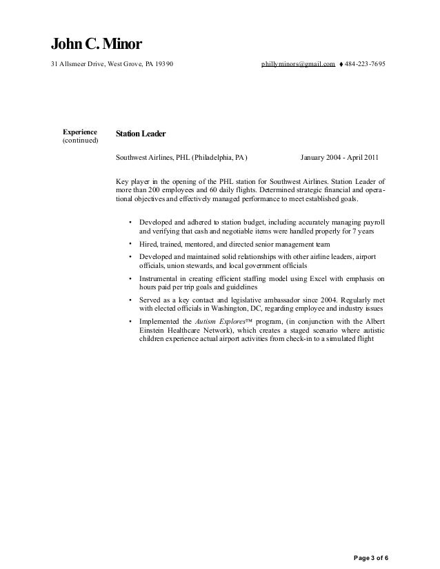 John Minor Resume 2016 MS Word 2 John Minor Resume 2016 MS Word 2