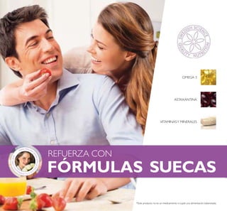 102
FÓRMULAS
REFUERZA CON
SUECAS
VITAMINASY MINERALES
ASTAXANTINA
OMEGA 3
PARA MÁS INFO
RMACIÓNACÉRC
ATEATUEMPRESA
RIOORIFLAME
 