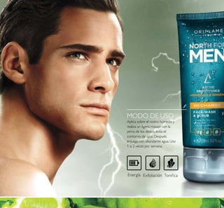 MODO DE USO
Aplica sobre el rostro húmedo y
realiza un ligero masaje con la
yema de los dedos, evita el
contorno de ojos. Después
enjuaga con abundante agua. Uso
1 o 2 veces por semana.
 