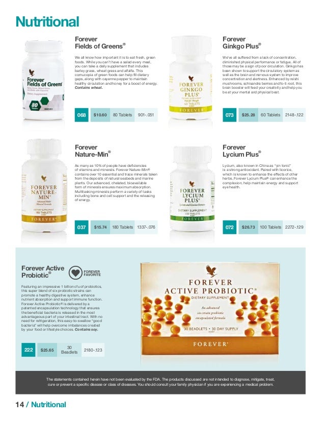 Aloe Vera Product Catalog 2017 From Forever Living Products