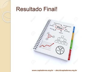 Resultado Final!
www.captadores.org.br – abcr@captadores.org.br
 