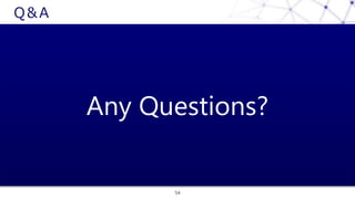 QA
54
Any Questions?
 