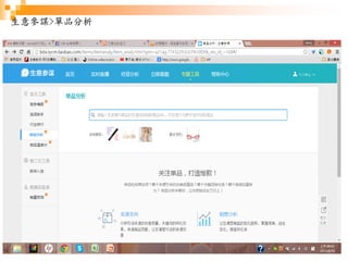 83
生意參謀>單品分析
 