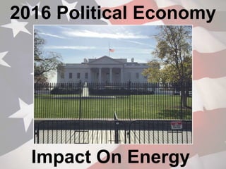 2016 Political Economy
Impact On Energy
 