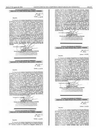 Jueves 25 de agosto de 2016	 GACETA OFICIAL DE LA REPÚBLICA BOLIVARIANA DE VENEZUELA	 430.253
 