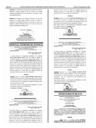 430.264 GACETA OFICIAL DE LA REPÚBLICA BOLIVARIANA DE VENEZUELA		 Jueves 25 de agosto de 2016
 