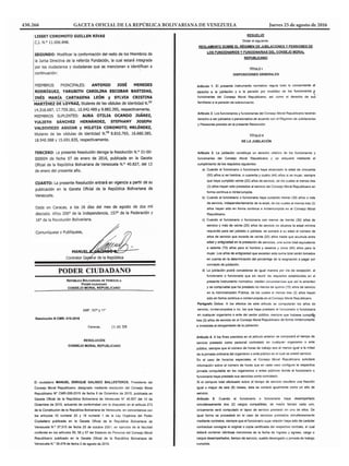 430.266 GACETA OFICIAL DE LA REPÚBLICA BOLIVARIANA DE VENEZUELA		 Jueves 25 de agosto de 2016
 