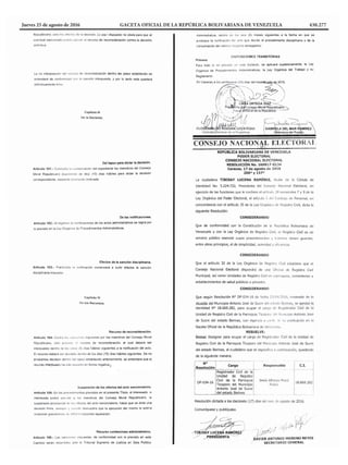 Jueves 25 de agosto de 2016	 GACETA OFICIAL DE LA REPÚBLICA BOLIVARIANA DE VENEZUELA	 430.277
 