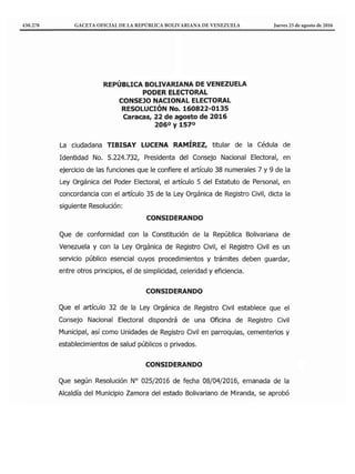 430.278 GACETA OFICIAL DE LA REPÚBLICA BOLIVARIANA DE VENEZUELA		 Jueves 25 de agosto de 2016
 