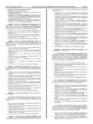 Martes 30 de agosto de 2016	 GACETA OFICIAL DE LA REPÚBLICA BOLIVARIANA DE VENEZUELA	 430.365
 