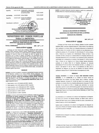 Martes 30 de agosto de 2016	 GACETA OFICIAL DE LA REPÚBLICA BOLIVARIANA DE VENEZUELA	 430.349
 