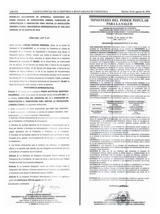 430.354 GACETA OFICIAL DE LA REPÚBLICA BOLIVARIANA DE VENEZUELA		 Martes 30 de agosto de 2016
 
