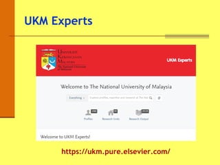 UKM Experts
https://ukm.pure.elsevier.com/
 
