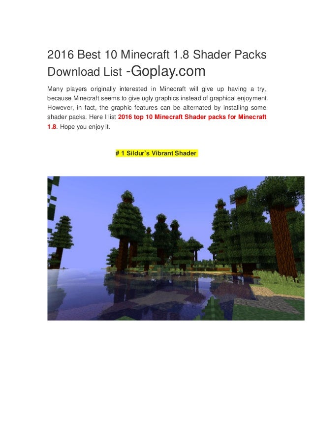 Shader packs download 1.8 Shader packs download 1.8