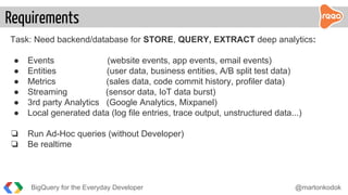 Google BigQuery for Everyday Developer | PDF
