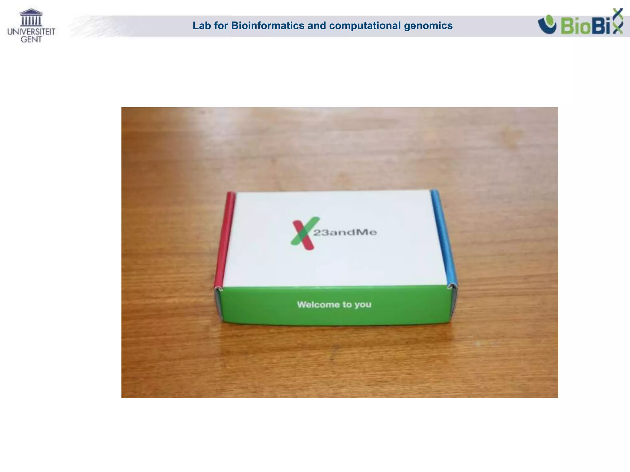 Lab for Bioinformatics and computational genomics
 