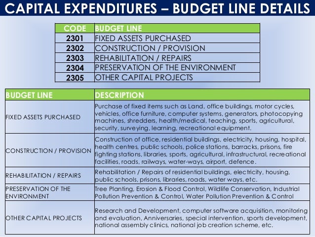 budget projects