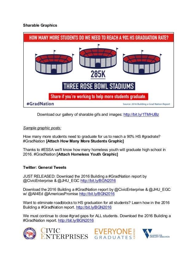 2016 Building a Grad Nation Partner and Community Toolkit  Slide 3