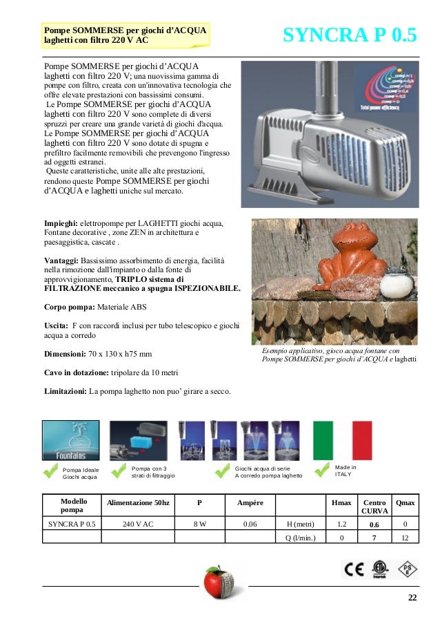 POMPA SOMMERSA PER POZZO 3/ Skm 100/ 230/ V