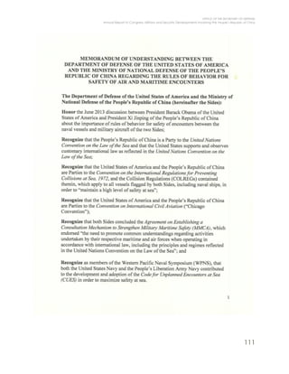 OFFICE OF THE SECRETARY OF DEFENSE
Annual Report to Congress: Military and Security Developments Involving the People’s Republic of China
111
 