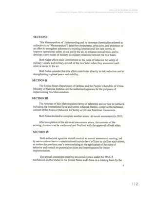 OFFICE OF THE SECRETARY OF DEFENSE
Annual Report to Congress: Military and Security Developments Involving the People’s Republic of China
112
 