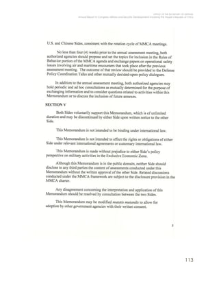 OFFICE OF THE SECRETARY OF DEFENSE
Annual Report to Congress: Military and Security Developments Involving the People’s Republic of China
113
 