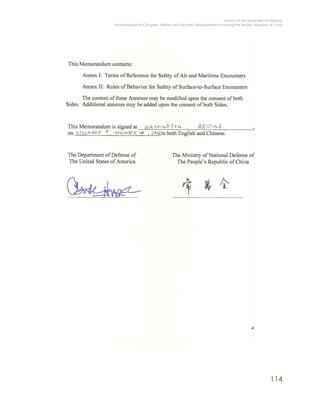 OFFICE OF THE SECRETARY OF DEFENSE
Annual Report to Congress: Military and Security Developments Involving the People’s Republic of China
114
 