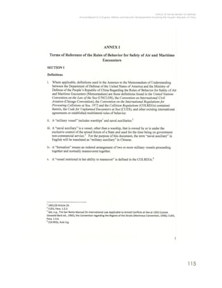 OFFICE OF THE SECRETARY OF DEFENSE
Annual Report to Congress: Military and Security Developments Involving the People’s Republic of China
115
 