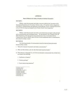 OFFICE OF THE SECRETARY OF DEFENSE
Annual Report to Congress: Military and Security Developments Involving the People’s Republic of China
117
 