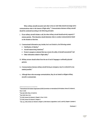 OFFICE OF THE SECRETARY OF DEFENSE
Annual Report to Congress: Military and Security Developments Involving the People’s Republic of China
127
 