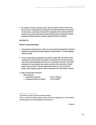OFFICE OF THE SECRETARY OF DEFENSE
Annual Report to Congress: Military and Security Developments Involving the People’s Republic of China
131
 