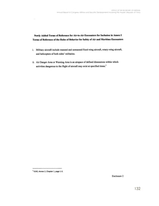 OFFICE OF THE SECRETARY OF DEFENSE
Annual Report to Congress: Military and Security Developments Involving the People’s Republic of China
132
 
