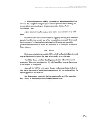 OFFICE OF THE SECRETARY OF DEFENSE
Annual Report to Congress: Military and Security Developments Involving the People’s Republic of China
136
 