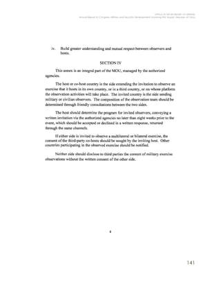 OFFICE OF THE SECRETARY OF DEFENSE
Annual Report to Congress: Military and Security Developments Involving the People’s Republic of China
141
 