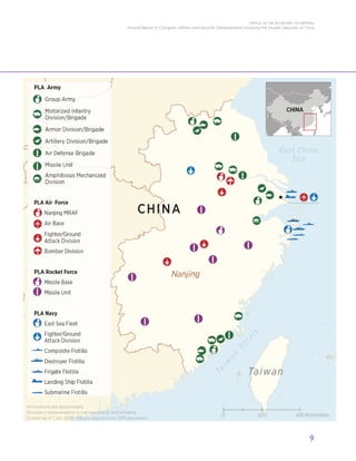 OFFICE OF THE SECRETARY OF DEFENSE
Annual Report to Congress: Military and Security Developments Involving the People’s Republic of China
9
 