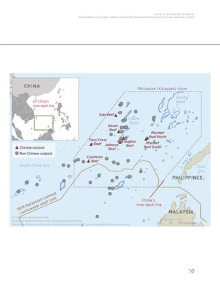 OFFICE OF THE SECRETARY OF DEFENSE
Annual Report to Congress: Military and Security Developments Involving the People’s Republic of China
10
 