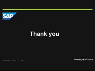 © 2016 SAP SE or an SAP affiliate company. All rights reserved.
Thank you
 