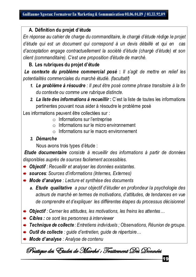 2016 Cours De Traitement Des Donnees En Enquete Sphinx Etude De Marc