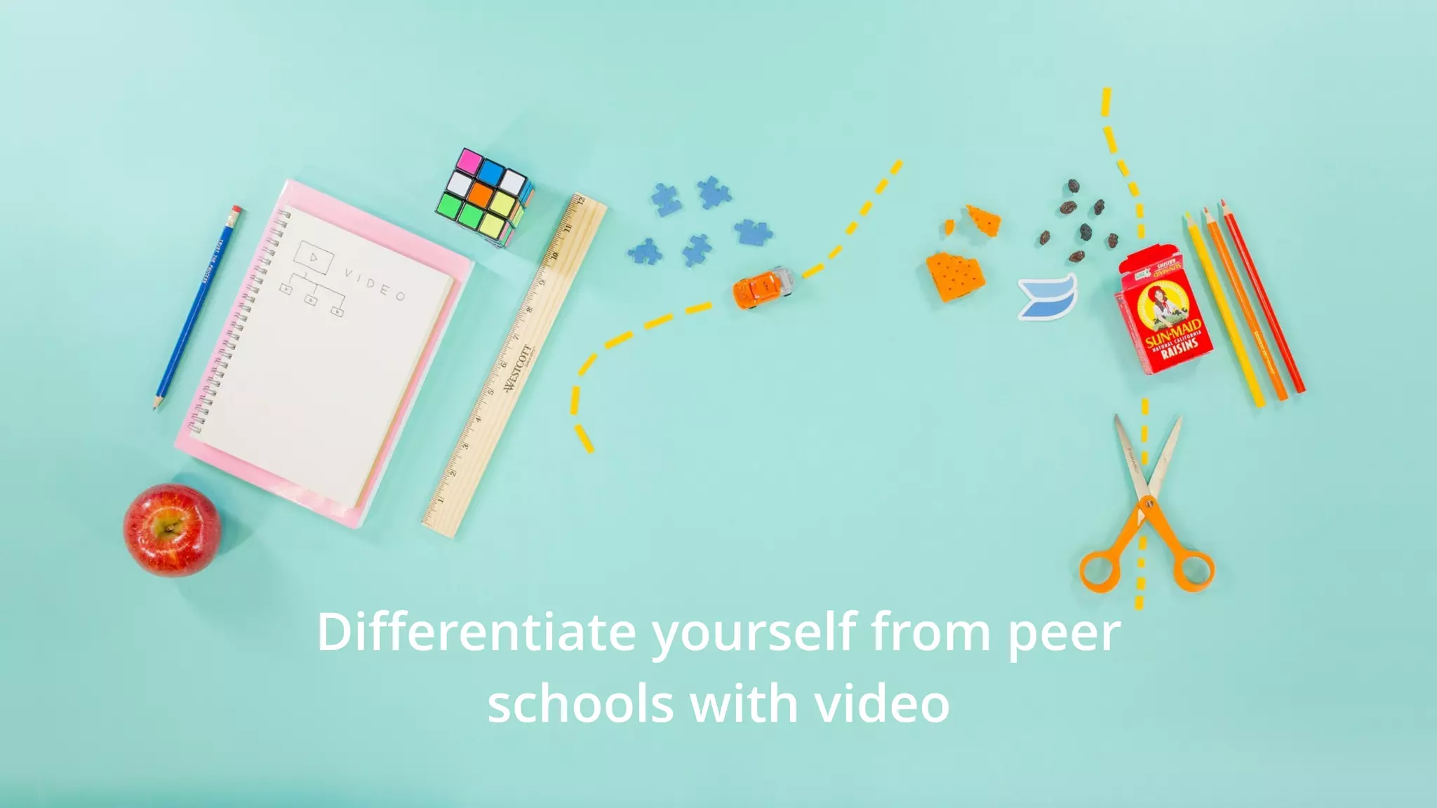 Diﬀerentiate yourself from peer
schools with video
 