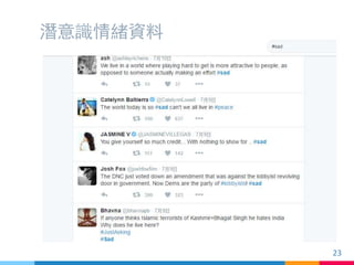 潛意識情緒資料
23
 